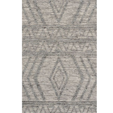 Anika Grey Tribal Wool Rug