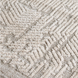 Isla Ivory Maze Geometric Rug