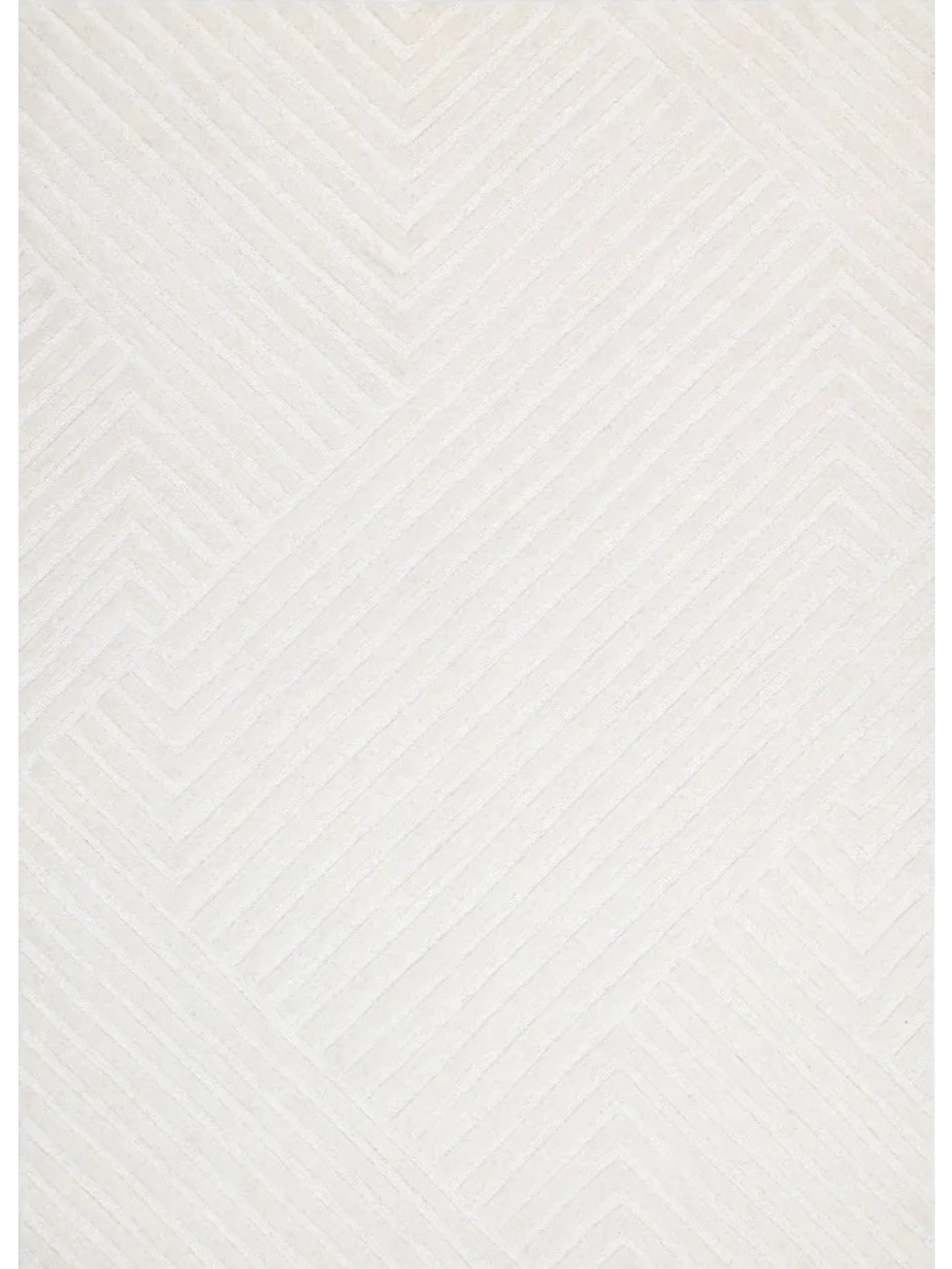 Isla Ivory Linear Texture Wool Rug – The Rug Lady