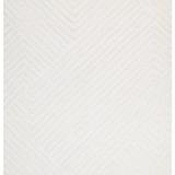 Isla Ivory Linear Texture Wool Rug