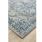 Blake Blue Grey Medallion Transitional Hallway Runner