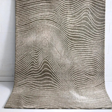 Isla Green Contour Lines Wool Rug