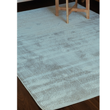 Costa Silver Ornate Medallion Bordered Rug