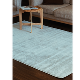 Costa Silver Ornate Medallion Bordered Rug