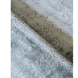 Costa Grey Ornate Transitional Textured Rug