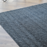 Callavi Charcoal Box Pattern Flatweave Rug