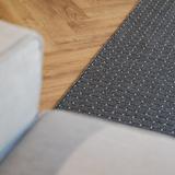 Callavi Charcoal Contemporary White Dots Rug