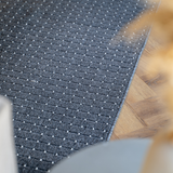 Callavi Charcoal Contemporary White Dots Rug