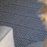 Callavi Charcoal Contemporary White Dots Rug