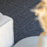 Callavi Charcoal Modern Black Dots Rug