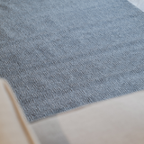 Callavi Grey Box Pattern Flatweave Rug