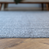 Callavi Grey Box Pattern Flatweave Rug