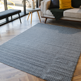 Callavi Grey Contemporary White Dots Rug