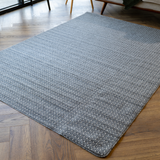 Callavi Grey Contemporary White Dots Rug