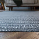 Callavi Grey Contemporary White Dots Rug