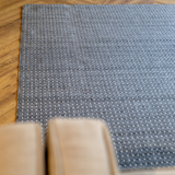 Callavi Grey Contemporary White Dots Rug