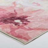 Carmie Rose Pink Floral Rug