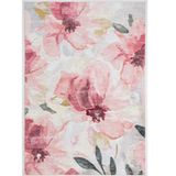 Carmie Rose Pink Floral Rug