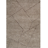 Isla Brown Linear Grid Rug