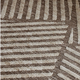 Isla Brown Linear Grid Rug