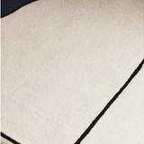 Isla Blue and Ivory Abstract Shapes Wool Rug