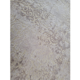 Costa Pink Taupe Ornate Embossed Textured Rug