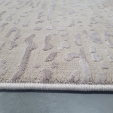 Costa Pink Taupe Abstract Lines Textured Rug
