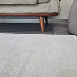 Costa Modern Textured Silver Rug
