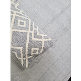 Costa Modern Textured Silver Rug