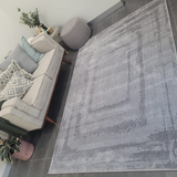 Costa Modern Textured Grey Rug