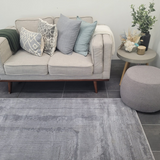Costa Modern Textured Grey Rug