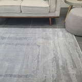 Costa Modern Textured Grey Rug