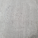 Costa Grey Ornate Medallion Bordered Rug