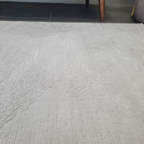 Costa Silver Ornate Medallion Bordered Rug