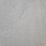 Costa Silver Ornate Medallion Bordered Rug