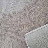 Costa Pink Taupe Ornate Medallion Bordered Rug