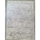 Costa Grey Ornate Transitional Textured Rug
