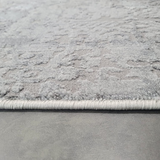 Costa Grey Ornate Transitional Textured Rug