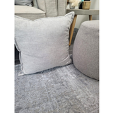 Costa Grey Ornate Transitional Textured Rug
