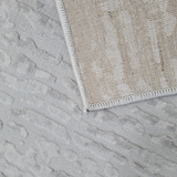 Costa Silver Abstract Lines Textured Rug