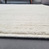 Costa Modern Textured Ivory Cream Rug