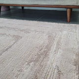 Costa Modern Textured Pink Taupe Rug