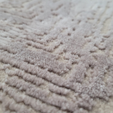 Costa Modern Textured Pink Taupe Rug