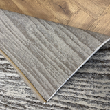 Cresta Ivory Grey Linear Textured Rug