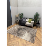 Cresta Beige Swirl Loop Lines Rug