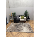 Cresta Beige Swirl Loop Lines Rug