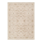 Del Warm Beige Distressed Traditional Rug