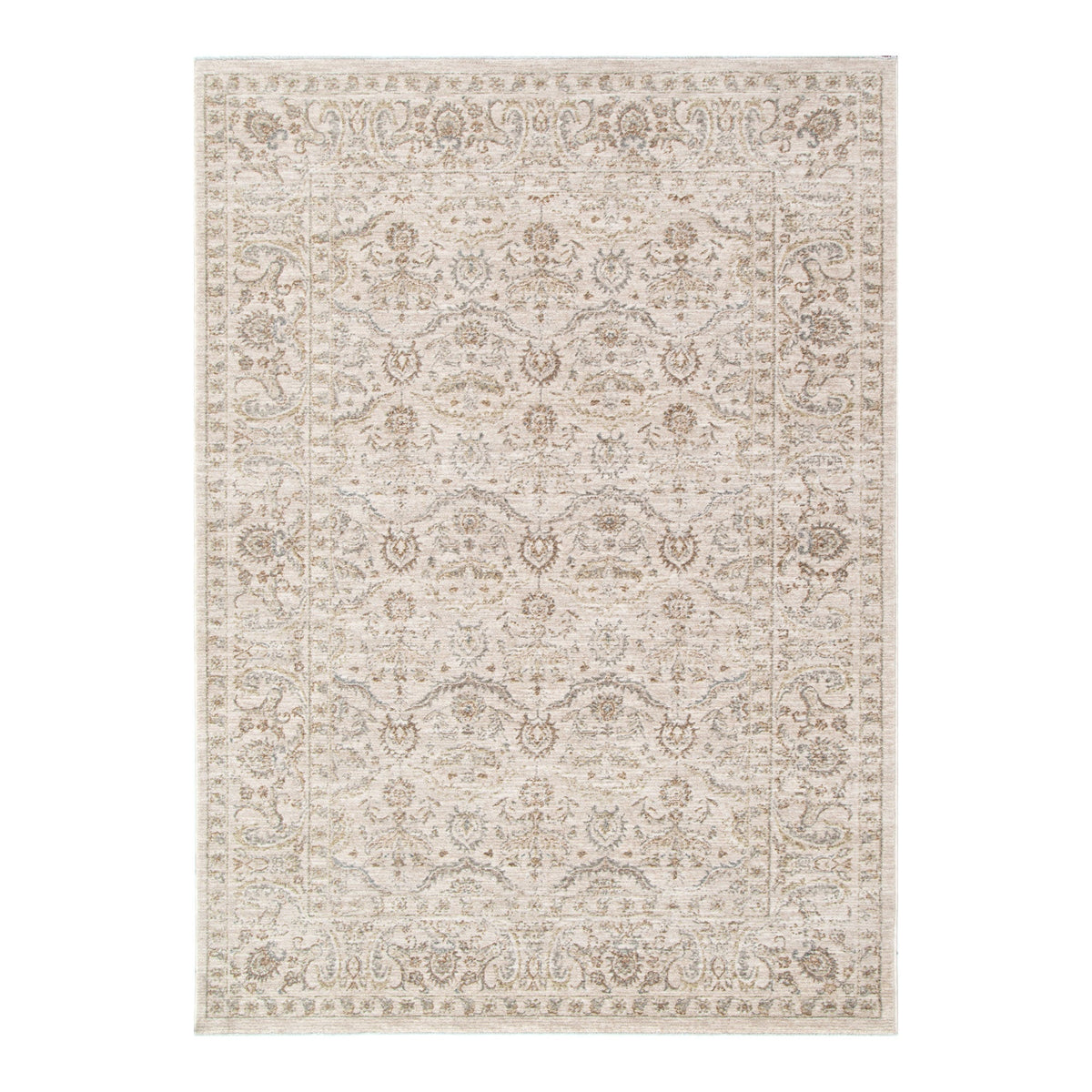 Del Sage Natural Ornate Transitional Rug