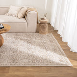 Del Sage Natural Ornate Transitional Rug