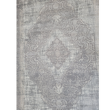 Diana Light Grey Medallion Transitional Rug